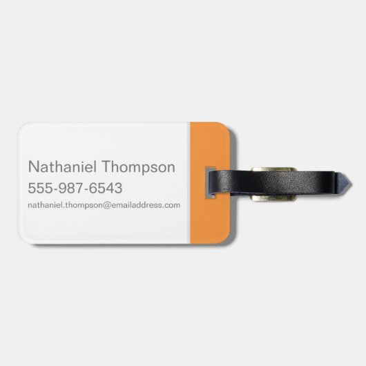 Étiquette À Bagage BUNNY™ BUNNY Sideways (Dos horizontal)