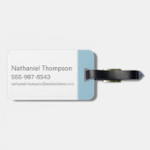 Étiquette À Bagage BUNNY™ Photo de vacances BUGS (Dos horizontal)