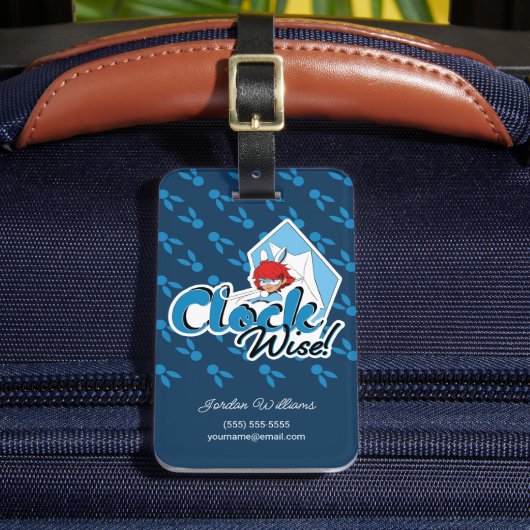 Étiquette À Bagage Bunnyx | Clock Wise ! (Insitu Rectoal 2)