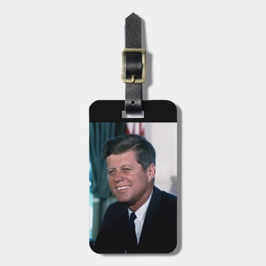Étiquette À Bagage Bureau ovale du président John F. Kennedy (Devant Vertical)