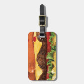 Étiquette À Bagage burger (Devant Vertical)
