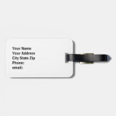 Étiquette À Bagage Burgers en Fries Balise Bagage (Dos horizontal)