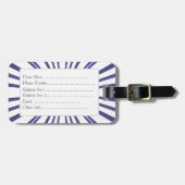 Étiquette À Bagage Burst of Love (Devant horizontal)