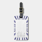 Étiquette À Bagage Burst of Love (Devant Vertical)