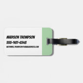 Étiquette À Bagage Buttercup : Girl power (Dos horizontal)