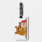 Étiquette À Bagage Bye Bye Honey ! Balise de bagage pour les ours de (Dos Vertical)