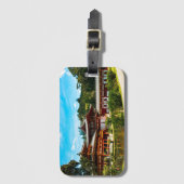 Étiquette À Bagage Byodo-Dans le temple (Devant Vertical)