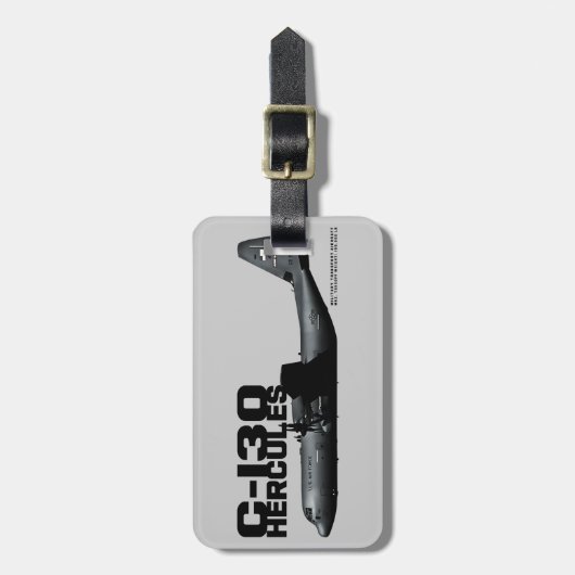 Étiquette À Bagage C-130 Hercule (Devant Vertical)