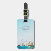 Étiquette À Bagage CABO MEXICO Week-end de célibataire sous les tropi (Devant Vertical)