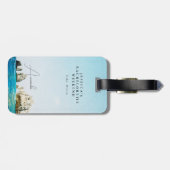 Étiquette À Bagage CABO MEXICO Week-end de célibataire sur la plage t (Dos horizontal)