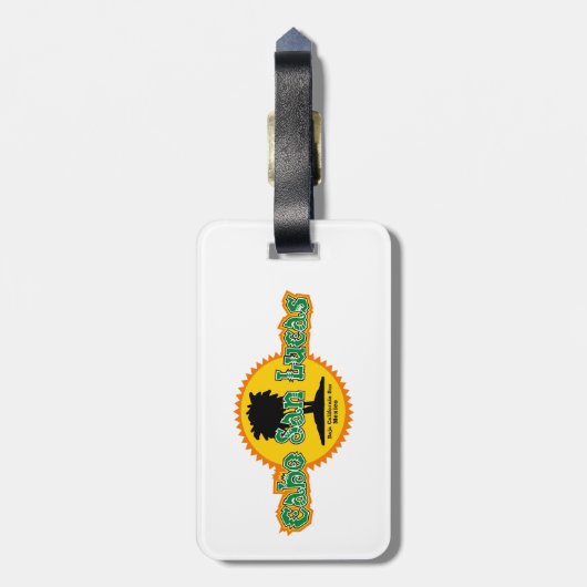 Étiquette À Bagage Cabo San Lucas Sun (Dos Vertical)