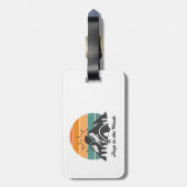 Étiquette À Bagage Caca Dans Les Bois (Dos Vertical)