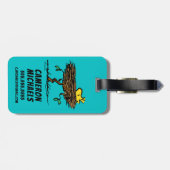 Étiquette À Bagage cacahuètes | Carénage de bois (Dos horizontal)