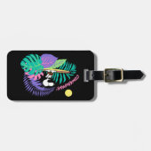 Étiquette À Bagage cacahuètes | Cowabunga Snoopy (Devant horizontal)