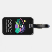 Étiquette À Bagage cacahuètes | Cowabunga Snoopy (Dos horizontal)