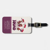 Étiquette À Bagage cacahuètes | Équipe de baseball (Devant horizontal)