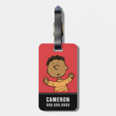 Étiquette À Bagage cacahuètes | Franklin Look (Dos Vertical)