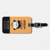 Étiquette À Bagage cacahuètes | Grouchy depuis toujours Lucy (Devant horizontal)