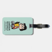 Étiquette À Bagage cacahuètes | Lecture Marcie (Dos horizontal)