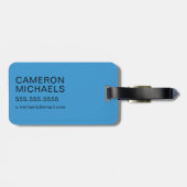 Étiquette À Bagage cacahuètes | Lucy Vibes (Dos horizontal)