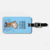 Étiquette À Bagage cacahuètes | Pigpen Dancing (Devant horizontal)