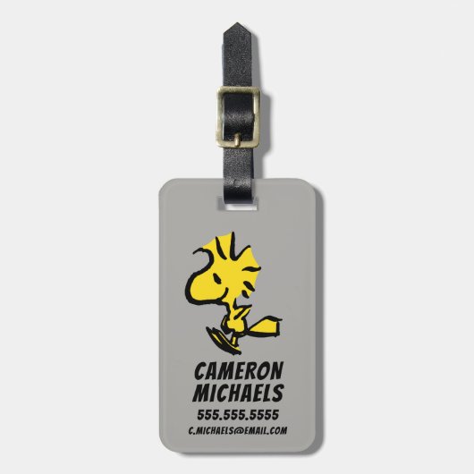 Étiquette À Bagage cacahuètes | Sauts de bois (Devant Vertical)