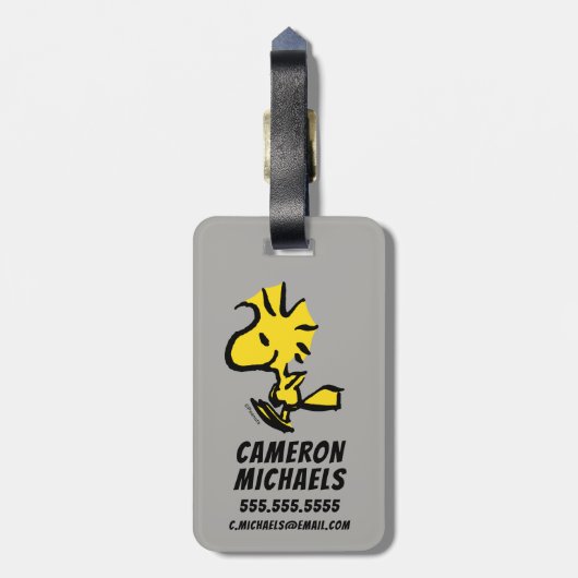 Étiquette À Bagage cacahuètes | Sauts de bois (Dos Vertical)