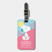 Étiquette À Bagage cacahuètes | Snoopy Deco Dreams Sun (Devant Vertical)