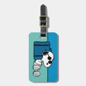 Étiquette À Bagage cacahuètes | Snoopy Jet Set (Devant Vertical)