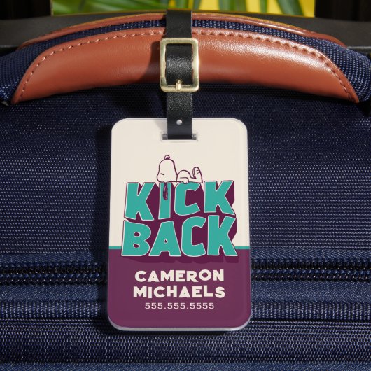 Étiquette À Bagage cacahuètes | Snoopy Kickback (Insitu Rectoal 2)