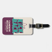 Étiquette À Bagage cacahuètes | Snoopy Kickback (Devant horizontal)