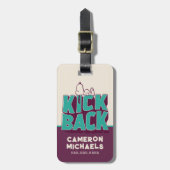 Étiquette À Bagage cacahuètes | Snoopy Kickback (Devant Vertical)