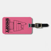 Étiquette À Bagage cacahuètes | Snoopy Le Secret À La Vie (Devant horizontal)