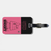 Étiquette À Bagage cacahuètes | Snoopy Le Secret À La Vie (Dos horizontal)