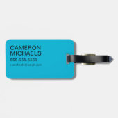 Étiquette À Bagage cacahuètes | Snoopy Se Demande Pourquoi ? (Dos horizontal)