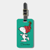 Étiquette À Bagage cacahuètes | Snoopy Winter Beanie Casquette (Devant Vertical)