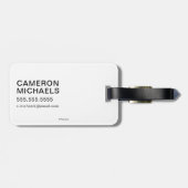 Étiquette À Bagage cacahuètes | Snoopy & Woodstock Froid Birdbath (Dos horizontal)