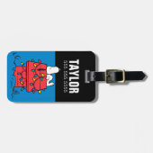 Étiquette À Bagage cacahuètes | Snoopy's Dog House With Lights (Devant horizontal)