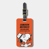 Étiquette À Bagage cacahuètes | Spike Smiling (Devant Vertical)