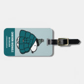 Étiquette À Bagage cacahuètes | Veste Snoopy Winter Puffer (Devant horizontal)