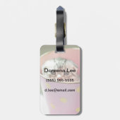 Étiquette À Bagage Cachage de chaton (Dos Vertical)