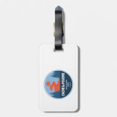 Étiquette À Bagage Cache La Poudre Wild Et Rivière Pittoresque (Dos Vertical)