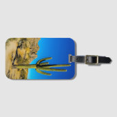 Étiquette À Bagage Cactus debout (Devant Horizontal)