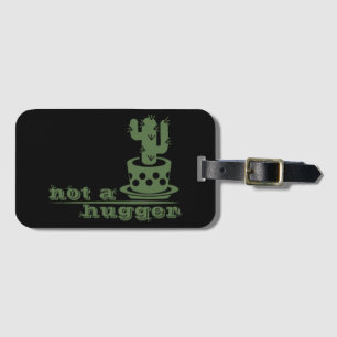 Étiquette À Bagage Cactus Pas un gros cactus drôle dire