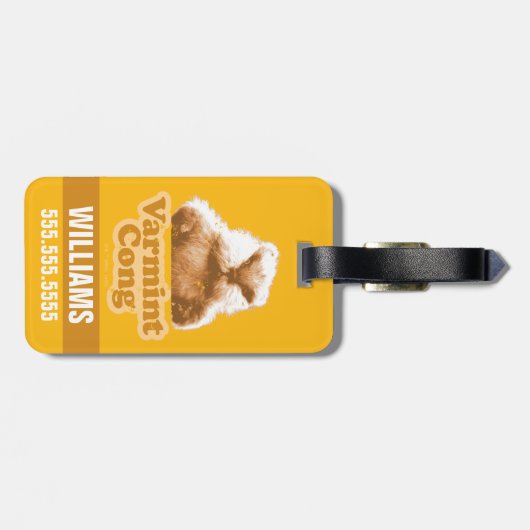 Étiquette À Bagage Caddyshack | Cong Varmint (Dos horizontal)