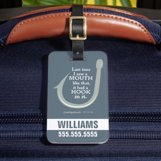 Étiquette À Bagage Caddyshack | Dernier Temps J'Ai Vu Une Bouche Comm (Insitu Rectoal 2)