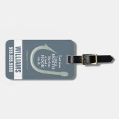 Étiquette À Bagage Caddyshack | Dernier Temps J'Ai Vu Une Bouche Comm (Devant horizontal)