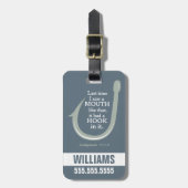 Étiquette À Bagage Caddyshack | Dernier Temps J'Ai Vu Une Bouche Comm (Devant Vertical)