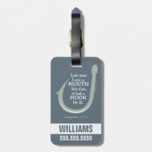 Étiquette À Bagage Caddyshack | Dernier Temps J'Ai Vu Une Bouche Comm (Dos Vertical)