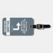 Étiquette À Bagage Caddyshack | Deux erreurs ne font pas un droit (Devant horizontal)